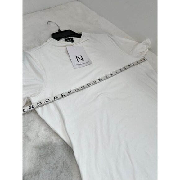 New N BY NAKED WARDROBE Size 2x Bare Body-Con Minidress White - Picture 7 of 14